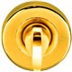 Дверна клямка Condi Collection кругла Золотиста (40630941)