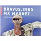 Abus Bravus 3500 MX Magnet ключ/тумблер (Німеччина) 120 мм 50х70Т