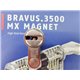 Abus Bravus 3500 MX Magnet ключ/ключ (Німеччина) 120 мм 30х90