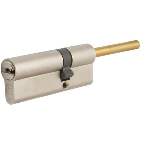 Циліндр дверний Mottura DPC1P4131 41*31 мм зі штоком, 5 ключів +1, нікель матовий (59229)