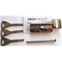 Циліндр Abloy Protec2 HARD 123 мм (72х51) ключ/ключ хром