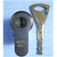 Циліндр Abloy Protec2 HARD 123 мм (72х51) ключ/ключ хром