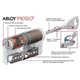 Циліндр Abloy Protec2 62 мм (31х31Т) ключ/тумблер латунь