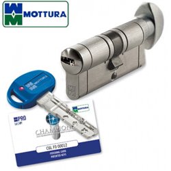 Циліндр Mottura Champions PRO 102мм. (71х31) ключ-тумблер (68536)