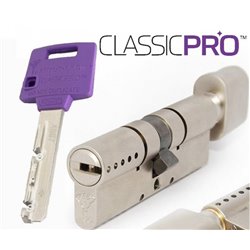 Циліндр Mul-T-Lock ClassicPro 90мм (45х45Т) ключ/тумблер нікель-сатин 3 ключа