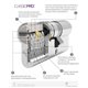 Циліндр Mul-T-Lock MTL400/ClassicPro 110мм (45х65Т) ключ/тумблер нікель-сатин 5 ключів