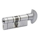 Циліндр Securemme 322TPCS41511X5 К22 40/50 мм 5кл +1 монтажний ключ/ручка матовий хром (54973)