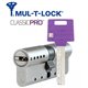 Циліндр Mul-T-Lock ClassicPro 54мм (27х27) ключ/ключ нікель-сатин 3 ключа