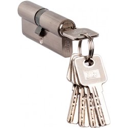 Циліндр замка з ручкою Riko Lock cylinder with handle 40х40-5С/P Сатин (AZ 40х40T SN-5C/I)
