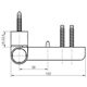 Петля дверна 110 кг Roto Solid (17-20,5 мм) RAL 7016 антрацит