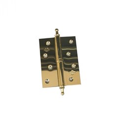 Петля дверна IMPERIAL 100 мм (1 підш, сталь) PB золото (права) декор.