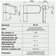 Петля дверна ROTO 110 мм 140 кг коричнева