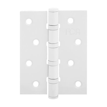 Петля RDA 100*3*2,5 (4 подш, сталь) білий White (49126)