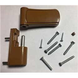 Петля для металопластикової двері 3D 'Elephant' 105 мм /14-18/ колір коричневий RAL 8003