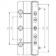 Дверна петля Simonswerk Siku RB 5015 ER MSTS 3D RAL 9005 чорна матова