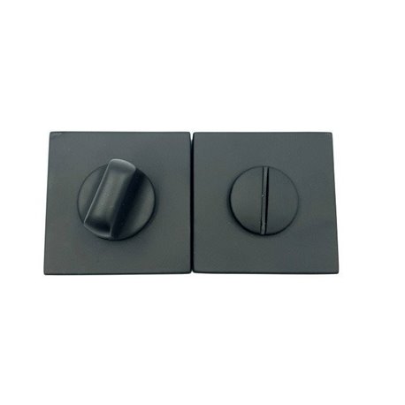 Фіксатор дверної квадратний TRION WC 49+11 knob Black