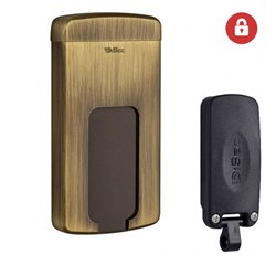 Протектор DISEC MAGNETIC_3G MG220MINI LEVER_KEY OVAL 12мм Бронза_сатин 3клас BS 3KEY KM0P70 Зовнішній