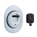 Протектор DISEC MAGNETIC_3G 3GDM LEVER_KEY OVAL 15мм Хром_мат 3клас T 5KEY KM0P3G Зовнішній