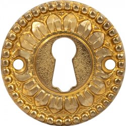 Дверна накладка проріз Colombo Louis XVI KLU13BP BB R OLV латунь лакована (24824)