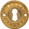 Дверна накладка проріз Colombo Louis XVI KLU13BP BB R OLV латунь лакована (24824)