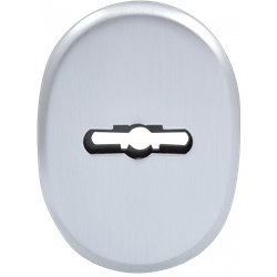 Декоративна накладка Azzi fausto кругла під сувальдний ключ матовий хром (53191)