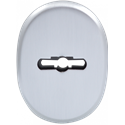 Декоративна накладка Azzi fausto кругла під сувальдний ключ матовий хром (53191)