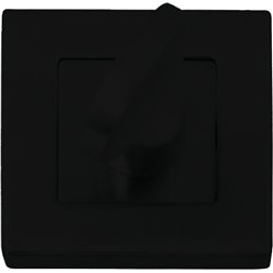 Накладка Condi Collection WC квадратна Чорна (40632514)