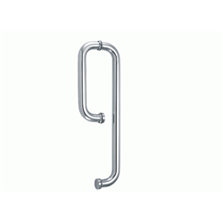 Ручка рушникосушка для скляних душових дверей KECO хром K-DH51