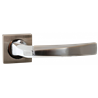 Ручка дверна на розетці SIBA DIDIM матовий нікель / полірований хром (A47 0 22 07)