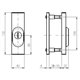 Протектор ROSTEX R3 DIN PLATE 22 мм 40-45 мм титан PVD (Чехія)