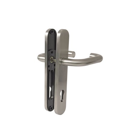 Дверна ручка на планці AMIG мод. 3PB72 нержавіюча сталь (7813)