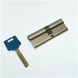 Циліндр VEGA VP-7 90 мм (45x45) ключ/ключ нікель сатин