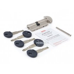 Циліндр AGB SCUDO DCK 90 мм (40/50Т) ключ/тумблер матовий нікель (С12016.45.35)