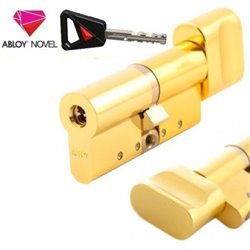 Циліндр Abloy Novel 89 мм.(32,5х56,5) латунь з тумблером (57973)