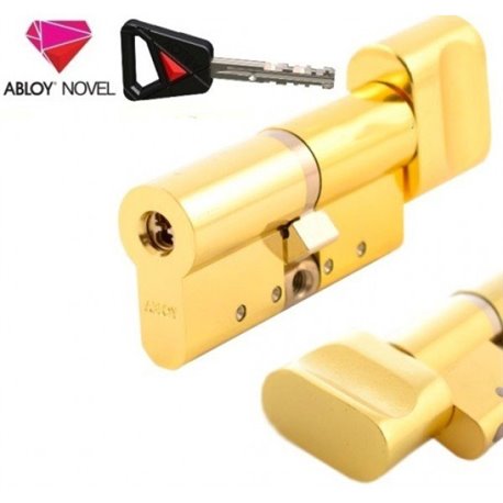 Циліндр Abloy Novel 89 мм.(32,5х56,5) латунь з тумблером (57973)