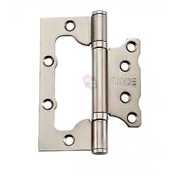 Петля накладна дверна LINDE HB-100, нікель матовий (KG-5164)