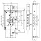 Замок врізний Mul-t-lock Matrix DFM1 0328M з клямкою