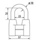 Набор замков навесных ЧАЗ ВС2-4А (3 замка + 6 ключей)
