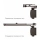 Дотягувач накладний RYOBI 1200 D-1200P(U) METALLIC_BRONZE UNIV_ARM EN_2/3/4 80кг 1100мм