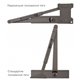 Дотягувач накладний RYOBI 1200 D-1200P(U) METALLIC_BRONZE UNIV_ARM EN_2/3/4 80кг 1100мм